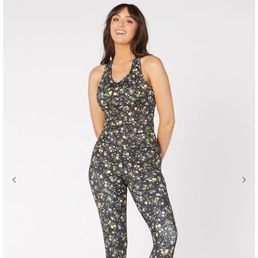 BNWT Princess Highway Erika Floral Crop Top with Built in Bra-AU16